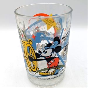 WALT DISNEY WORLD 100 Years of Magic McDonald's 16 oz GLASS Mickey Mouse